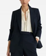 Possession S01 Gugu Mbatha-Raw Navy Blue Blazer
