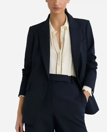 Possession S01 Gugu Mbatha-Raw Navy Blue Blazer