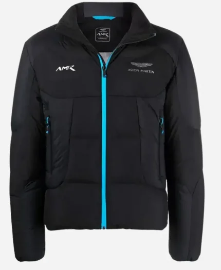 Aston Martin Black Padded Down Jacket