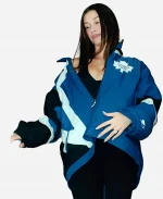 Hailey Bieber National Hockey League Vintage 2026 Toronto Maple Leafs Blue Jacket