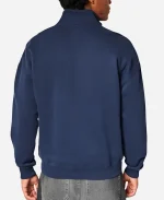 Hollister Chivas Quarter-Zip Guadalajara Graphic Navy Blue Sweatshirt