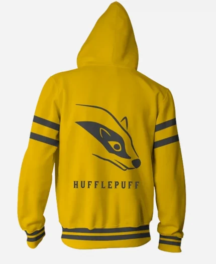Hufflepuff Hogwarts Harry Potter Zip-Up Hoodie