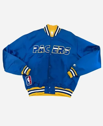 Indiana Pacers 90’s National Basketball Association League 2026 Blue Bomber Jacket