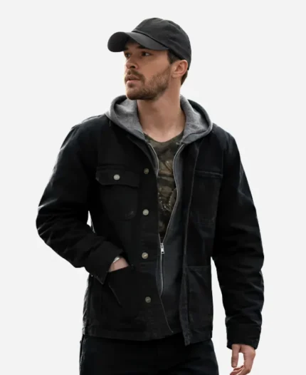 Jack Schumacher Ransom Canyon S02 Yancy Grey Black Hooded Jacket