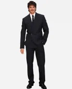 Jacob Elordi The Dog Stars 2026 Londan Premiere Navy Blue Stripes Suit