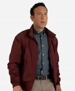 Jacob Merrick Reacher Season 04 Burgundy Jacket