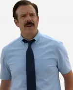Jason Sudeikis Tv Series Ted Lasso S04 Blue Shirt