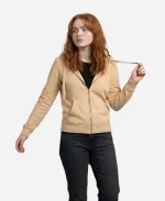 Spider-Man Jean Grey Beige Hoodie