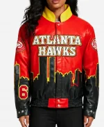 Atlanta Hawks Vagan Leather Jacket