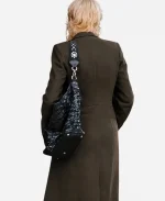 Kelly Reilly Yellowstone Season 04 Beth Dutton Olive Green Wool Coat
