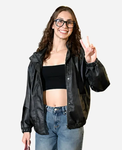 Kelsey Plum Phoenix Mercury vs Debut Black Leather Jacket