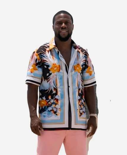Kevin Hart Tv Show 72 Hours 2026 Joe Multicolor Floral Printed Shirt