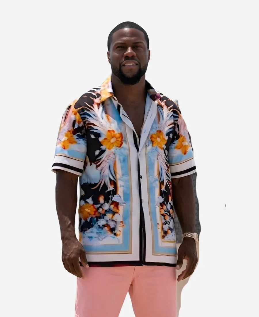 Kevin Hart Tv Show 72 Hours 2026 Joe Floral Printed Shirt Kevin Hart Tv Show 72 Hours 2026 Joe Multicolor Floral Printed Shirt