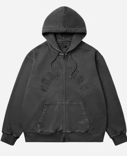 BTS V Champion Grey Hoodie