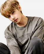 BTS V Champion Grey Sweatshirt