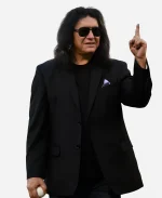  Los Angeles 2026 Angels Game Gene Simmons Black Blazer
