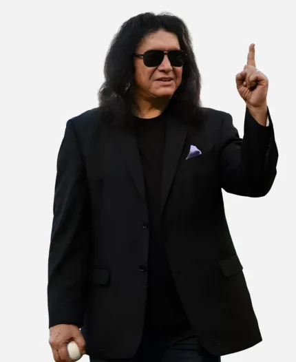  Los Angeles 2026 Angels Game Gene Simmons Black Blazer