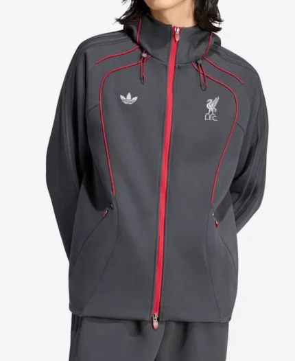 LFC Adidas Spacer Teamgeist 26 Dark Grey Track Jacket 