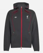Men's LFC Adidas Spacer Teamgeist 26 Dark Grey Track Jacket 