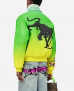 Louis Vuitton Fluo Gradient Leather Bomber Jacket