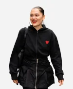 London Capital Breakfast Jessie J Heart Black Hoodie