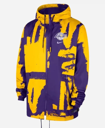 Men's Nike Los Angeles Lakers Courtside NBA Club Woven Jacket