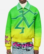 Louis Vuitton Fluo Gradient Leather Bomber Jacket