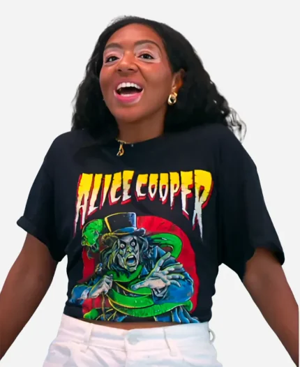 TV-Show Love Is Blind UK Yasmin Alice Cooper Graphic Black T-Shirt