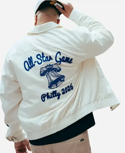 MLB Philadelphia Phillies Baseball Team All Star Game 2026 White Jacket