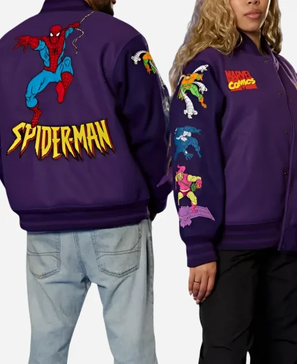 Spider Man 90’s Cakeworthy Varsity Jacket