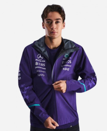 Mercedes AMG F1 Vanda Bloom Team Purple Rain Jacket