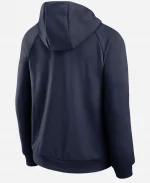 Nike Michigan Wolverines Sideline Dri-FIT Navy Gradient Hoodie