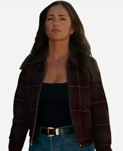 Minka Kelly TV Series Ransom Canyon Plaid Bomber Jacket