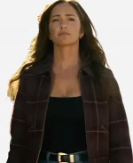 Minka Kelly TV Series Ransom Canyon S02 Plaid Bomber Jacket
