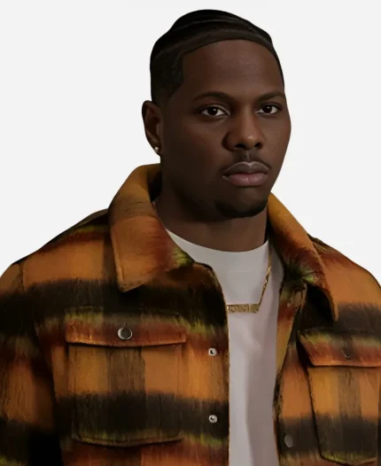 Mitchell Edwards All American Homecoming S03 Plaid Flannel Jacket