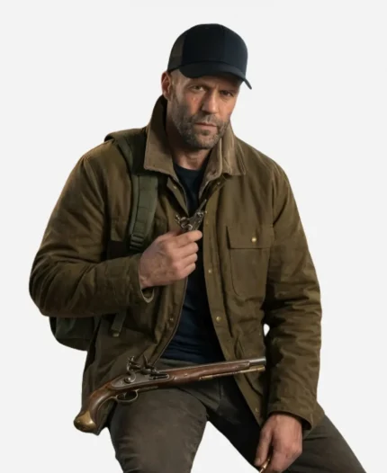 Cole Reed Mutiny 2026 Jason Statham Brown Military Jacket