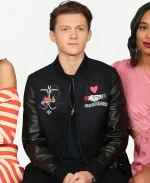 NYC Photocall Fashion Tom Holland Black Jacket