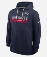 New England Patriots Nike Navy Sideline Hoodie