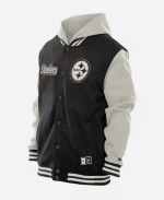 New Era Pittsburgh Steelers 2026 Full-Snap Fleece Hoodie Jacket