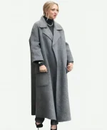 NYC 2026 Amanda Seyfried Grey Trench Coat