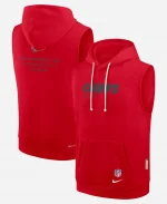 Kansas City Chiefs Sideline Sleeveless Hoodie