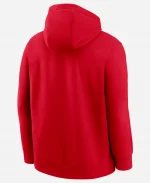Nike Ohio State Legacy Arch Club College Red Pullover Hoodie