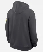 Oregon Ducks Nike Sideline Grey Hoodie