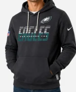 Nike Philadelphia Eagles Sideline Charcoal Grey Hoodie