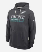Nike Philadelphia Eagles Sideline Hoodie - Charcoal Grey