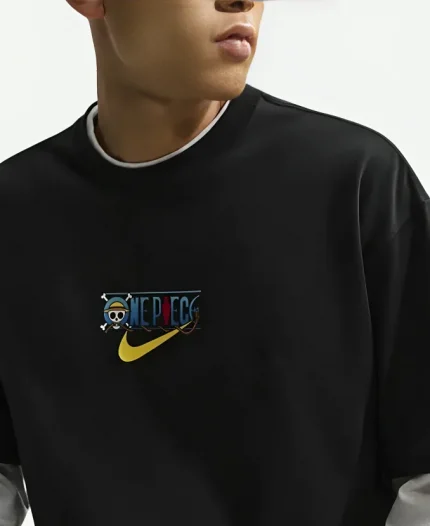 Nike x One Piece 2026 Collection Black Graphic T-Shirt