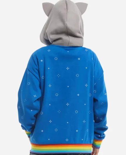 Nyan Cat Plush Ears Girls Hoodie