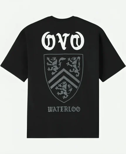 OVO Campus 01 The Canadian Collection University of Waterloo Heavy Weight Black T-Shirt