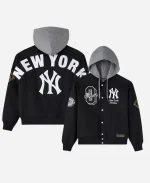 OVO x MLB Yankees Twill Black Bomber Jacket