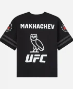 October's Very Own OVO x UFC Islam Makhachev Football Slub Black T-Shirt